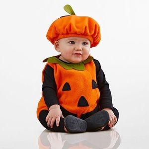 Pottery Barn Kids Baby Pumpkin Costume